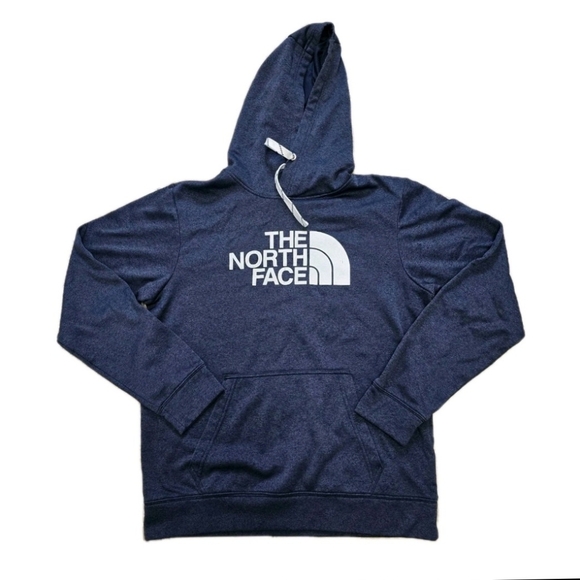 The North Face Half Dome Sweatshirt Hoodie Size Medium Navy Blue Activewear - Picture 2 of 7